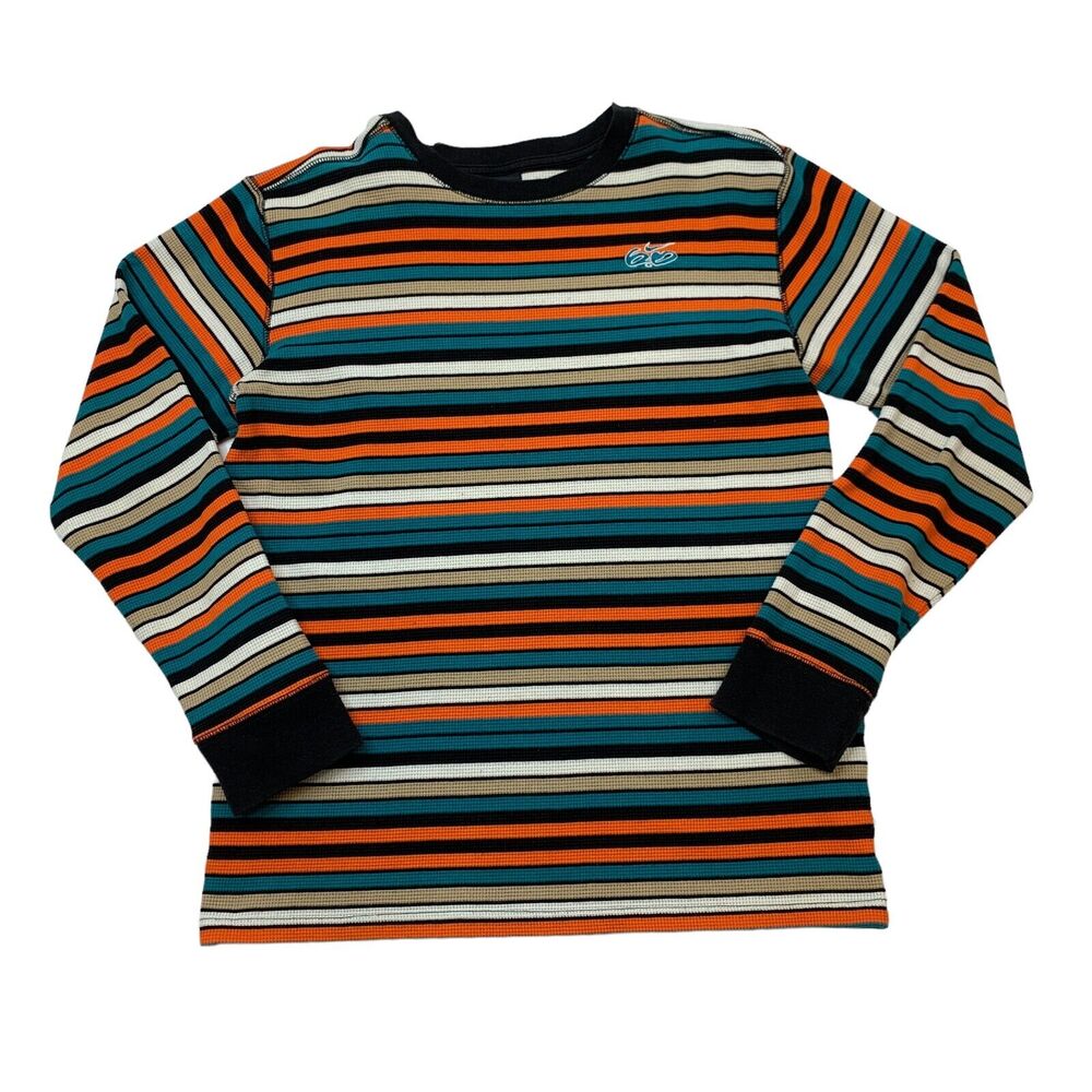 Nike 6.0 Sweater Youth XL Extra Large Multicolor Stripe Long Sleeve Cotton Blend